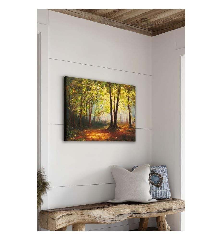 Dekoratives Leinwandbild, mehrfarbig, 100 % LEINWAND