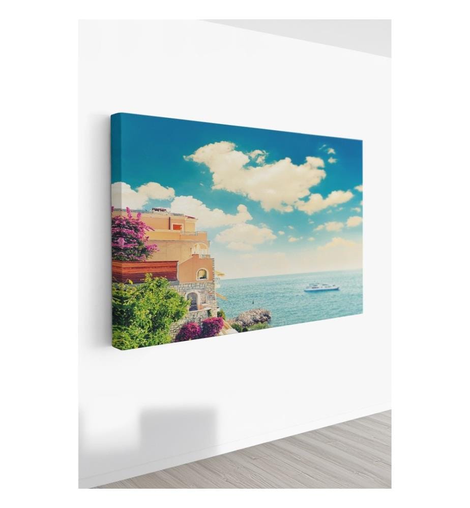 Dekoratives Leinwandbild, mehrfarbig, 100 % LEINWAND