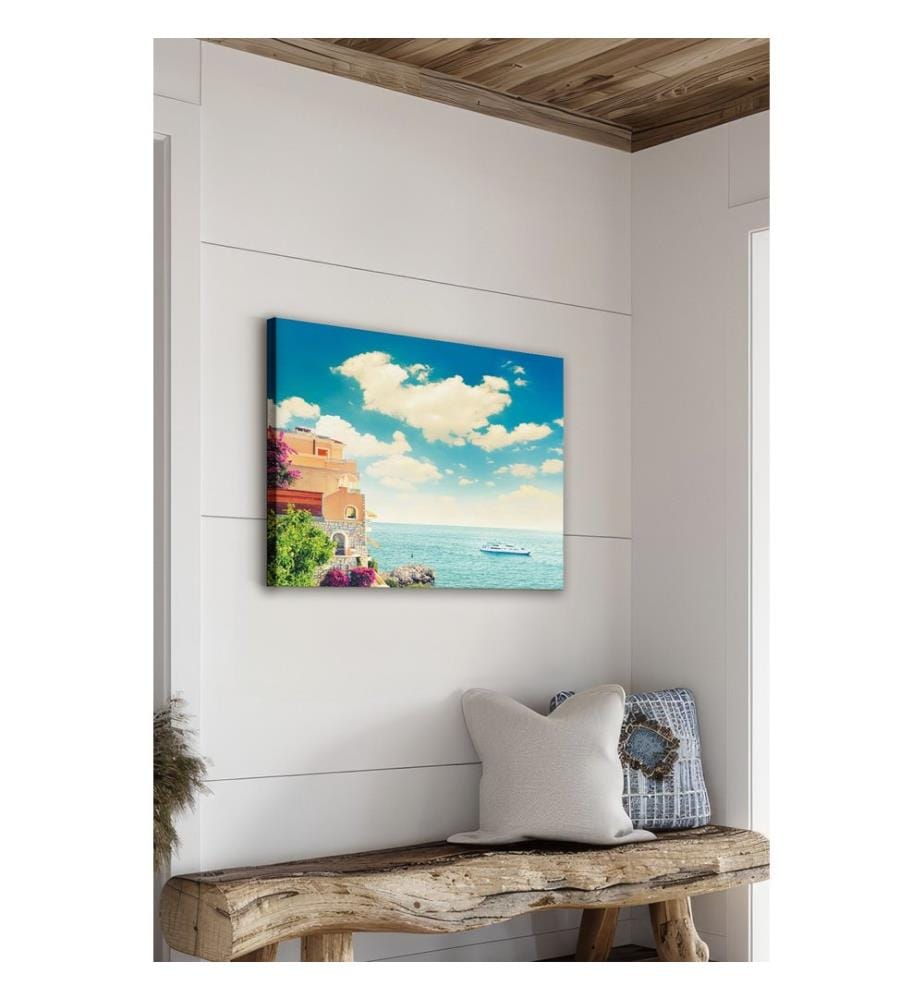 Dekoratives Leinwandbild, mehrfarbig, 100 % LEINWAND