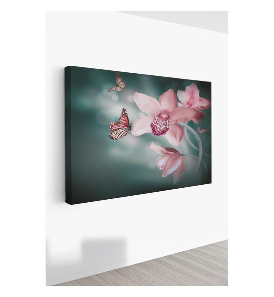Dekoratives Leinwandbild, mehrfarbig, 100 % LEINWAND