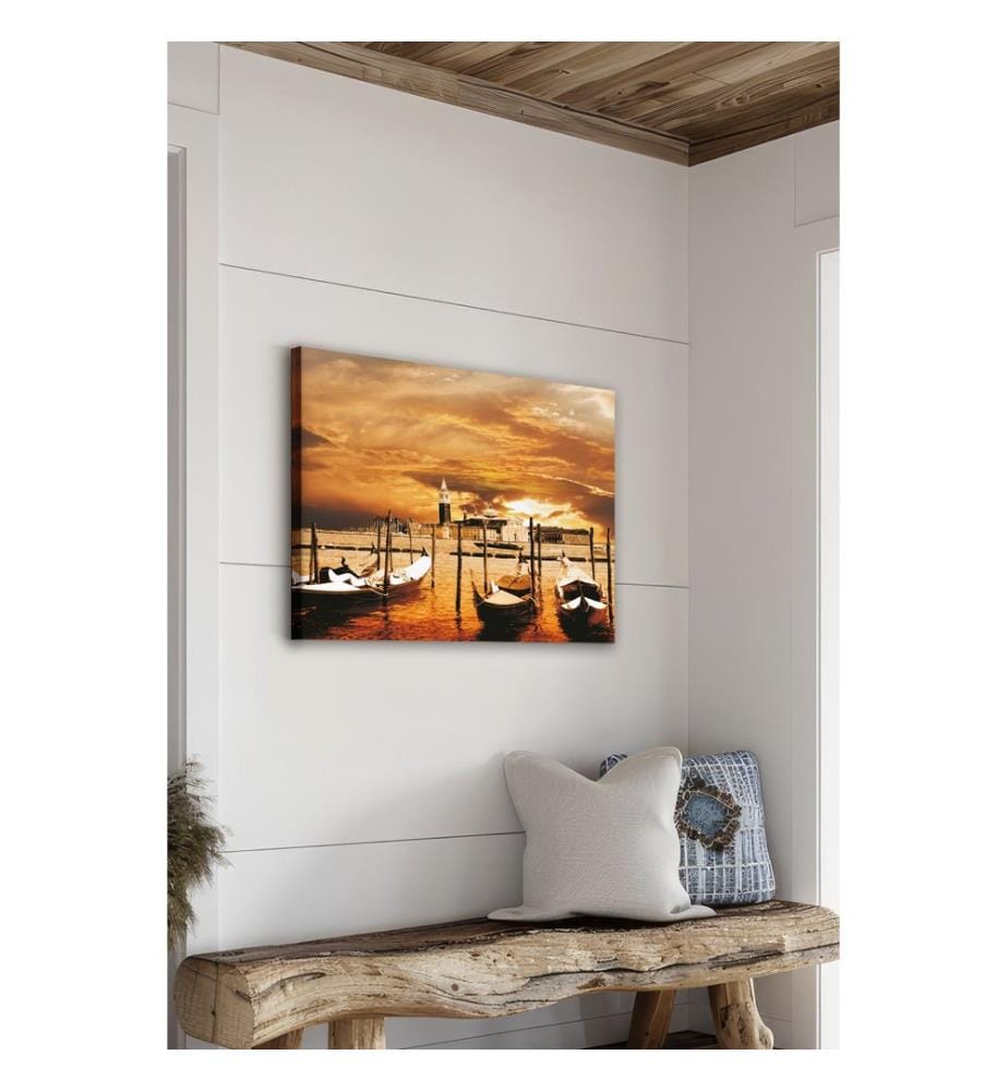 Dekoratives Leinwandbild, mehrfarbig, 100 % LEINWAND