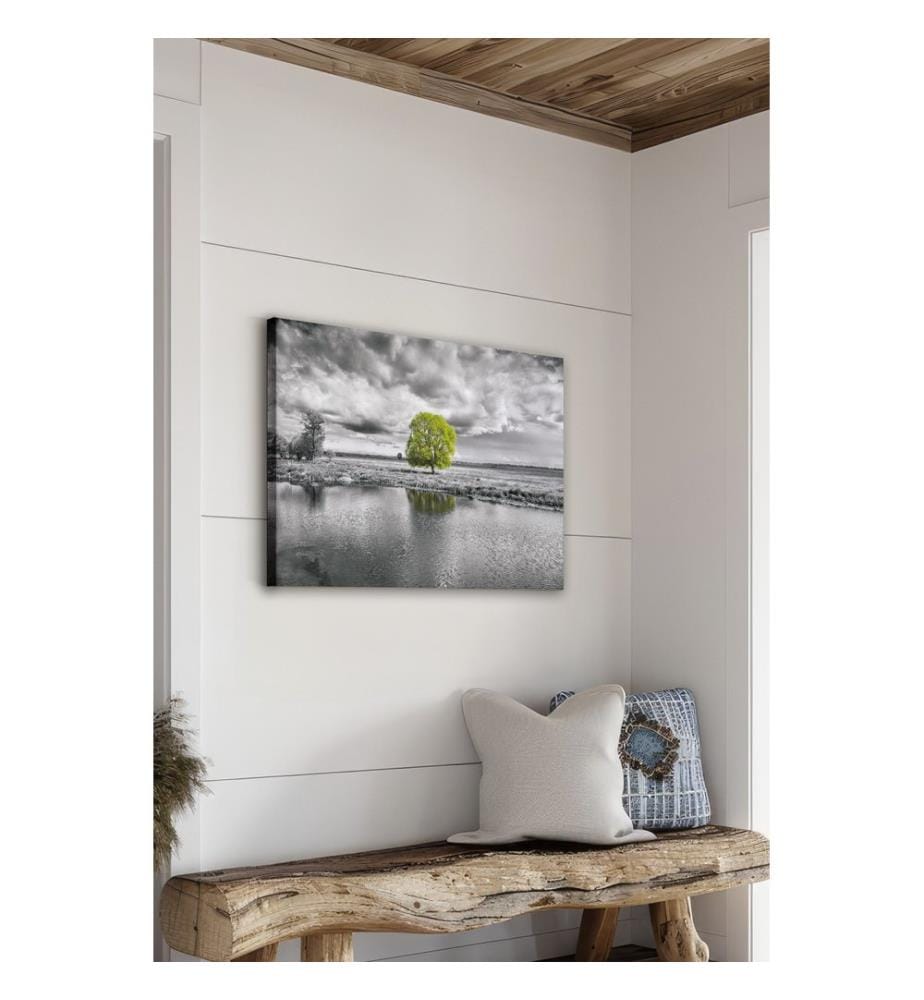 Dekoratives Leinwandbild, mehrfarbig, 100 % LEINWAND
