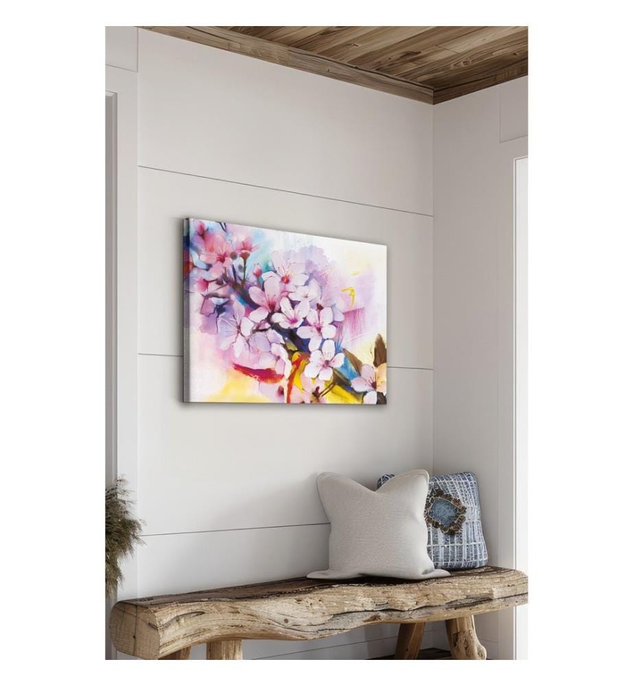 Dekoratives Leinwandbild, mehrfarbig, 100 % LEINWAND