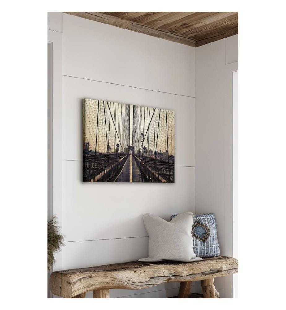 Dekoratives Leinwandbild, mehrfarbig, 100 % LEINWAND