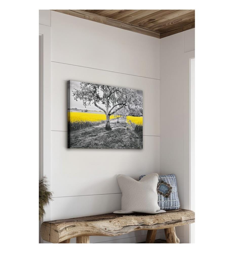Dekoratives Leinwandbild, mehrfarbig, 100 % LEINWAND