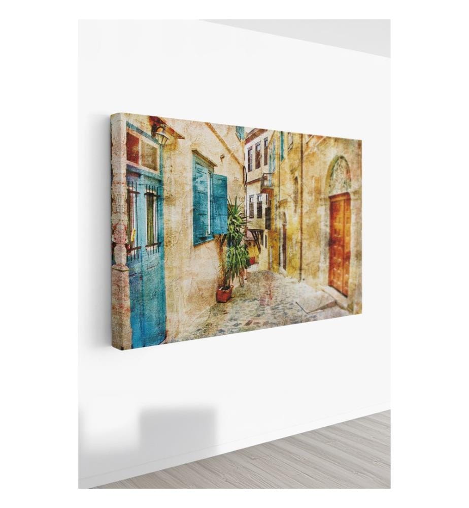 Dekoratives Leinwandbild, mehrfarbig, 100 % LEINWAND