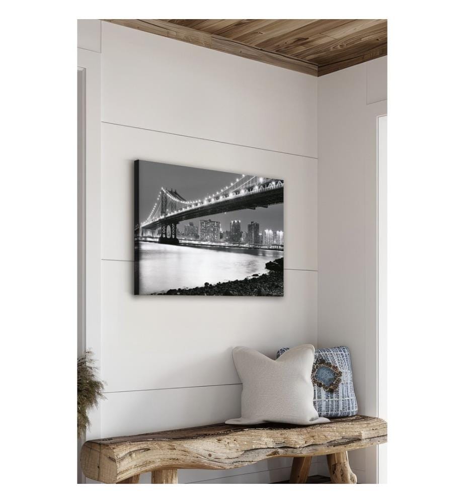 Dekoratives Leinwandbild, mehrfarbig, 100 % LEINWAND