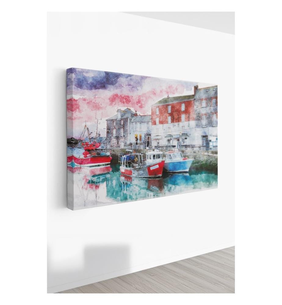 Dekoratives Leinwandbild, mehrfarbig, 100 % LEINWAND
