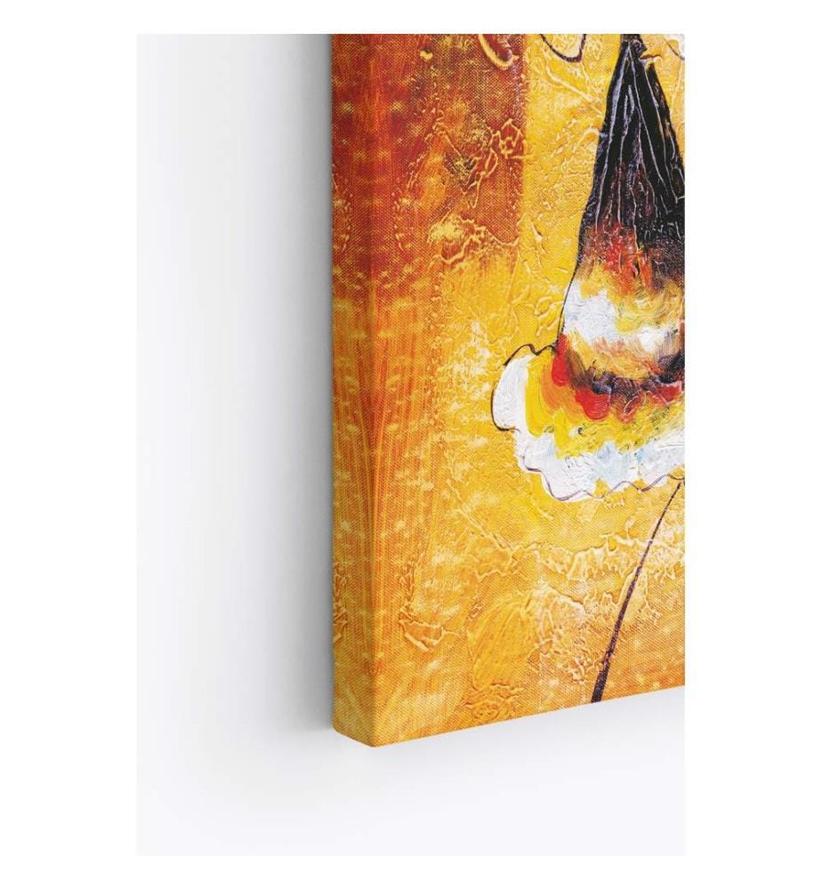 Dekoratives Leinwandbild, mehrfarbig, 100 % LEINWAND