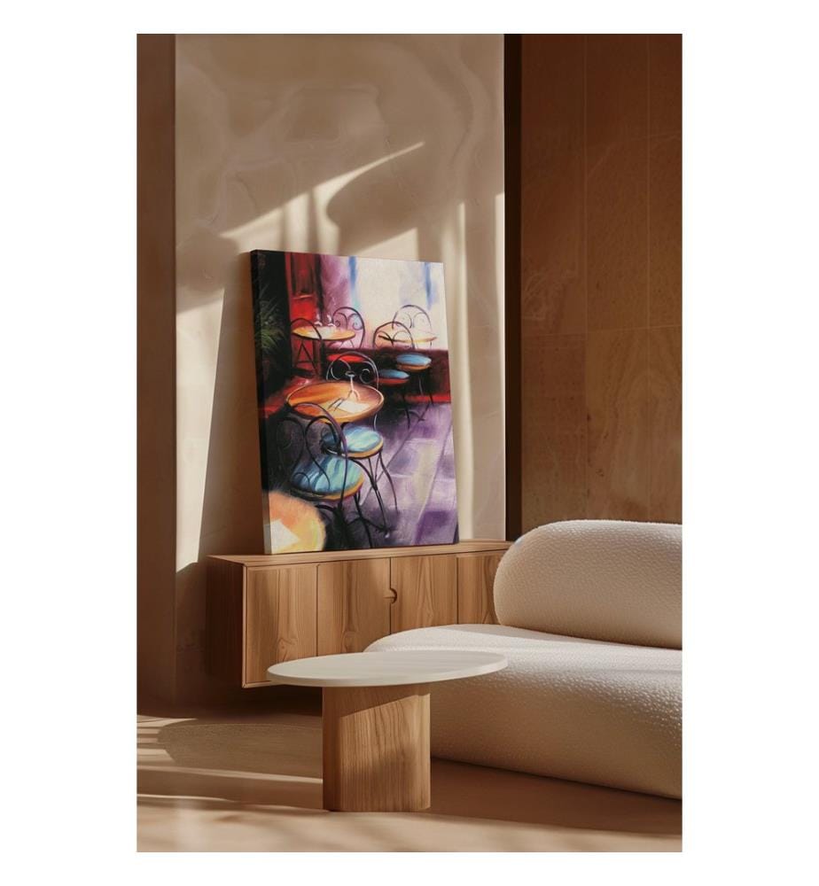 Dekoratives Leinwandbild, mehrfarbig, 100 % LEINWAND