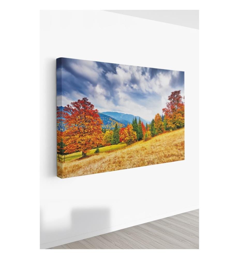 Dekoratives Leinwandbild, mehrfarbig, 100 % LEINWAND