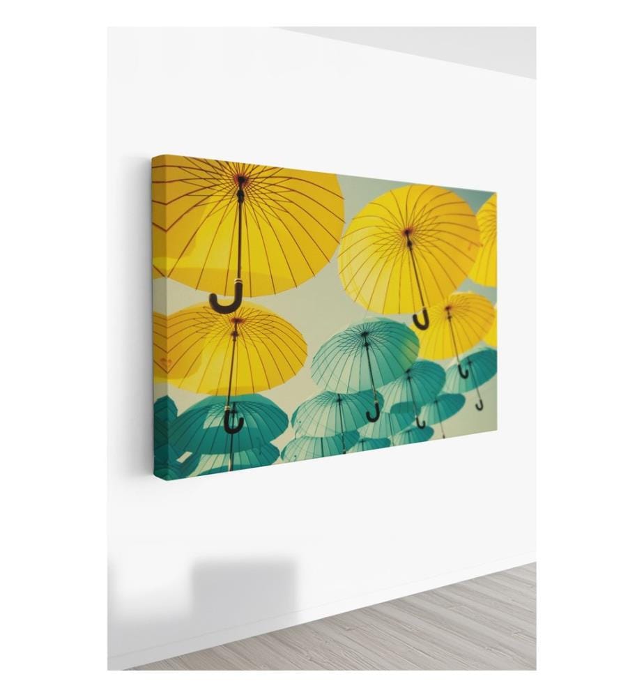 Dekoratives Leinwandbild, mehrfarbig, 100 % LEINWAND
