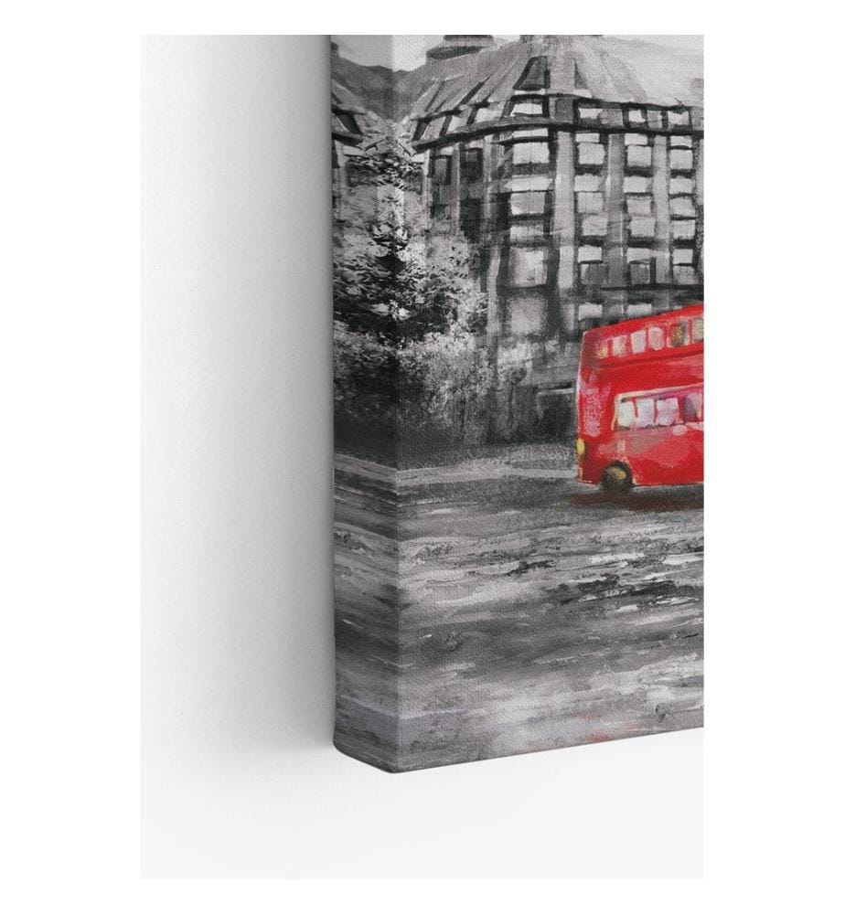 Dekoratives Leinwandbild, mehrfarbig, 100 % LEINWAND