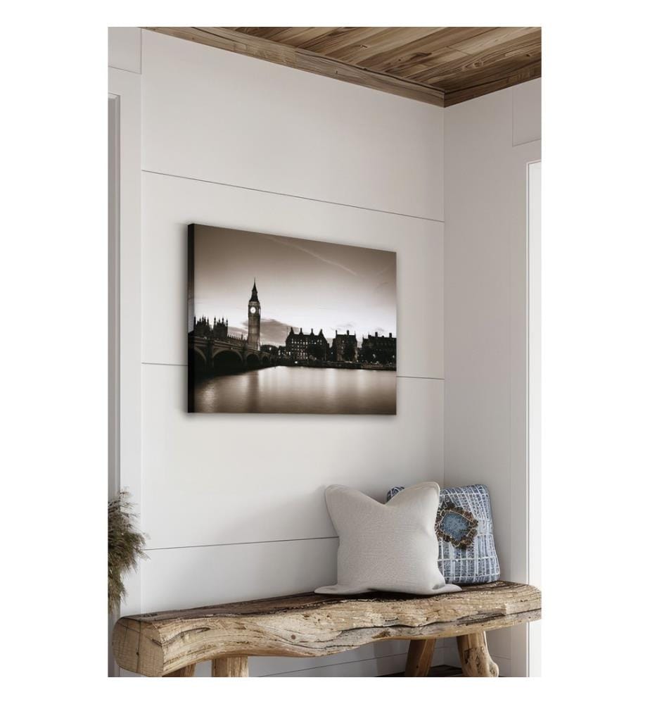 Dekoratives Leinwandbild, mehrfarbig, 100 % LEINWAND