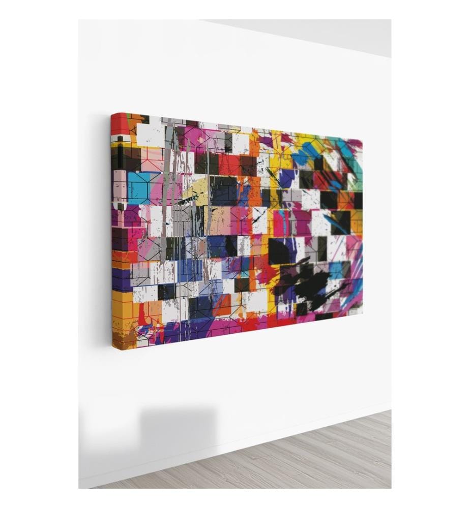 Dekoratives Leinwandbild, mehrfarbig, 100 % LEINWAND