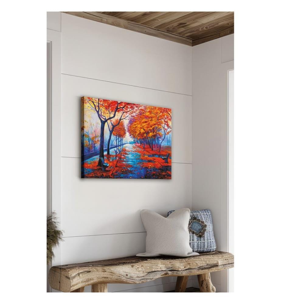 Dekoratives Leinwandbild, mehrfarbig, 100 % LEINWAND
