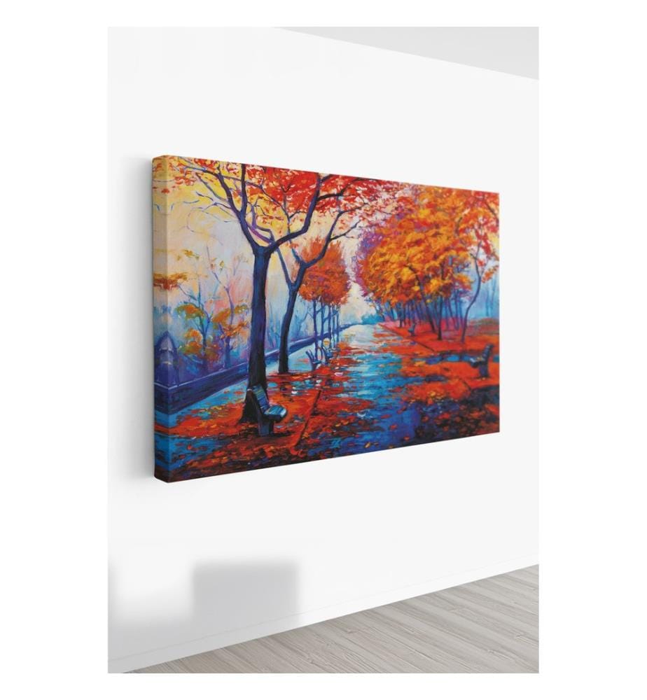 Dekoratives Leinwandbild, mehrfarbig, 100 % LEINWAND