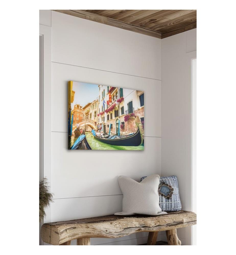 Dekoratives Leinwandbild, mehrfarbig, 100 % LEINWAND