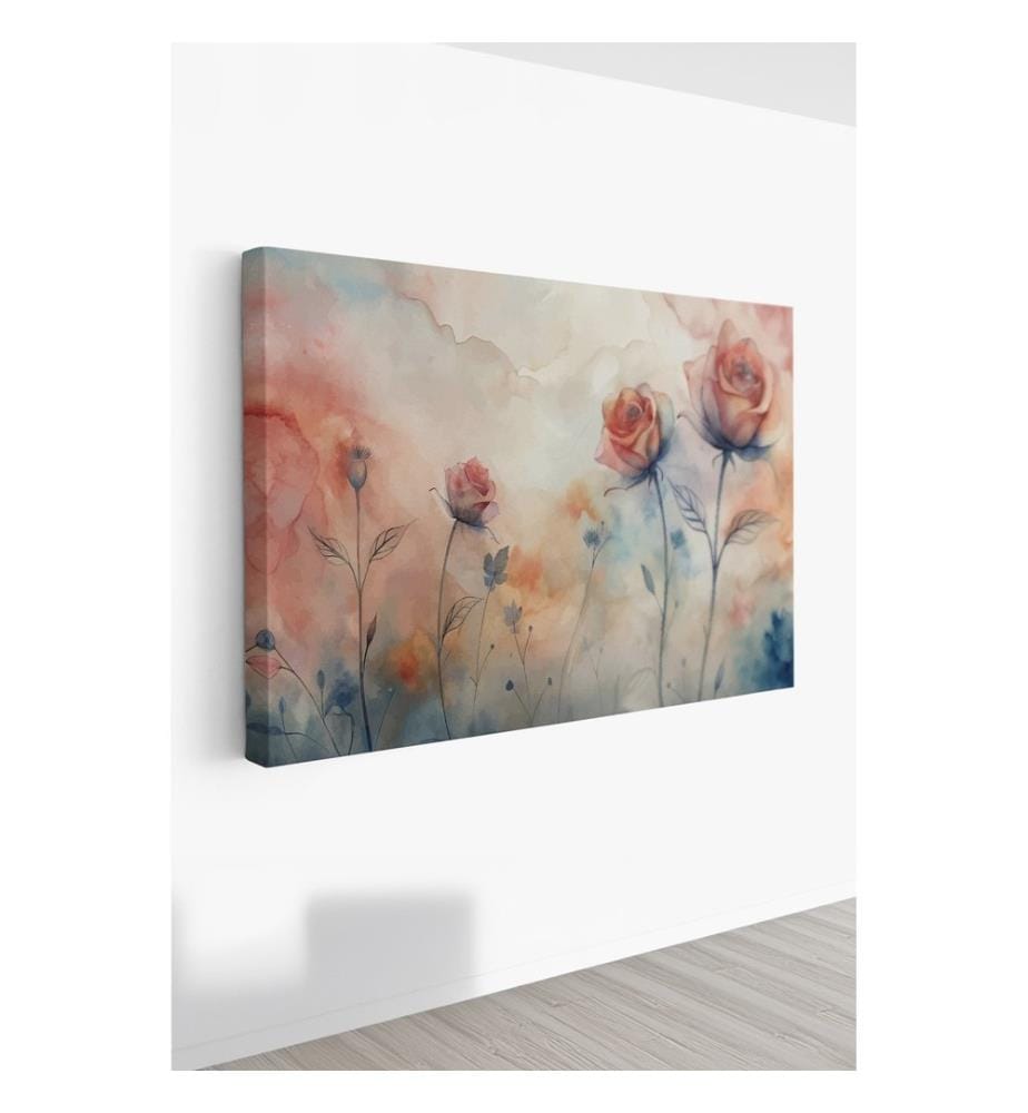Dekoratives Leinwandbild, mehrfarbig, 100 % LEINWAND
