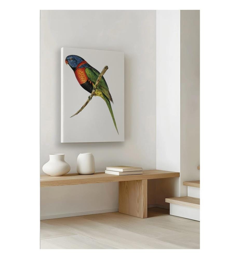 Dekoratives Leinwandbild, mehrfarbig, 100 % LEINWAND