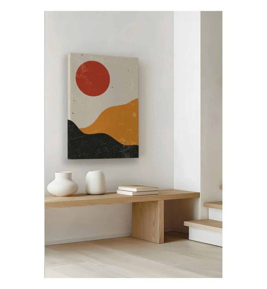 Dekoratives Leinwandbild, mehrfarbig, 100 % LEINWAND