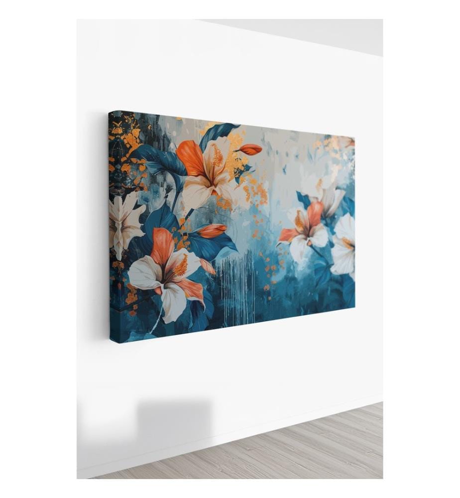 Dekoratives Leinwandbild, mehrfarbig, 100 % LEINWAND