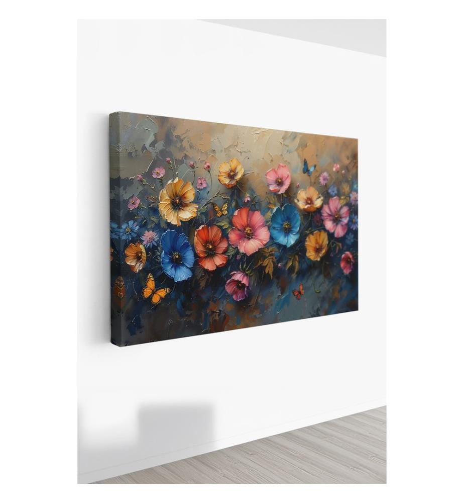 Dekoratives Leinwandbild, mehrfarbig, 100 % LEINWAND