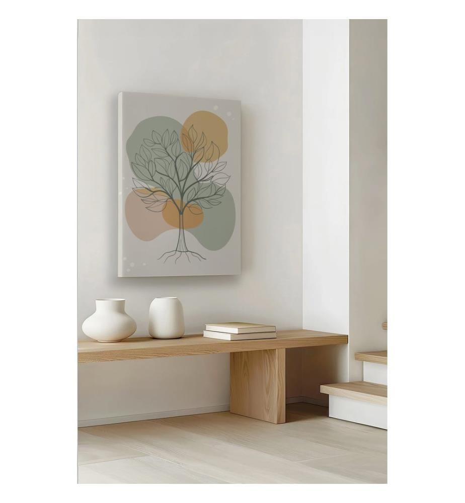Dekoratives Leinwandbild, mehrfarbig, 100 % LEINWAND