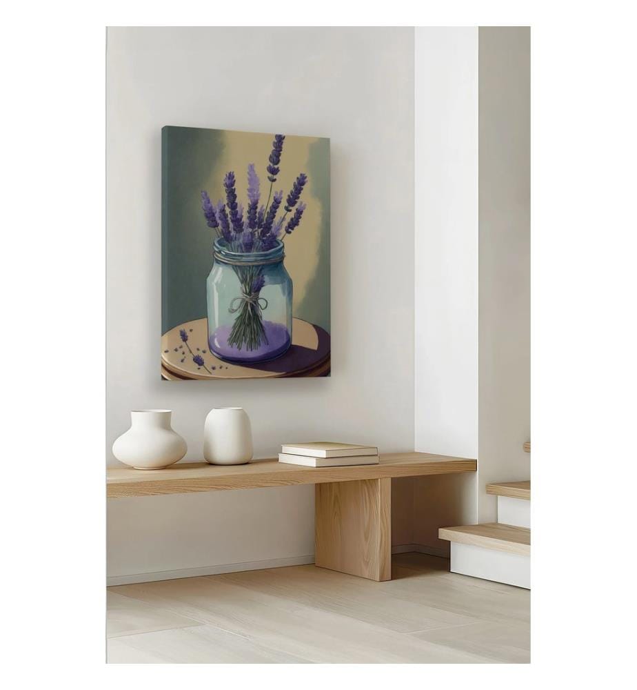 Dekoratives Leinwandbild, mehrfarbig, 100 % LEINWAND