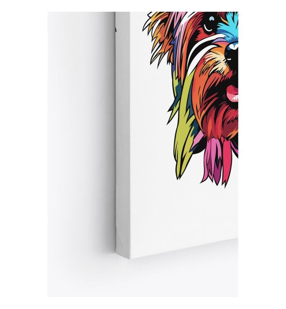 Dekoratives Leinwandbild, mehrfarbig, 100 % LEINWAND