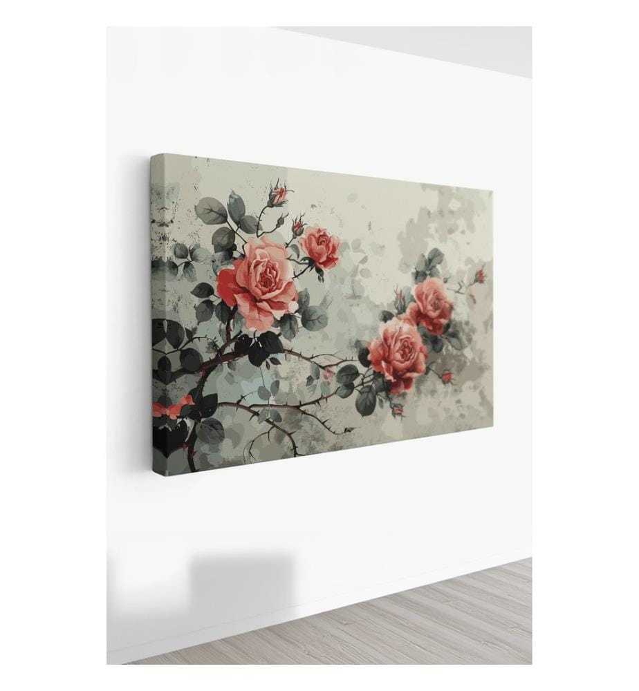 Dekoratives Leinwandbild, mehrfarbig, 100 % LEINWAND