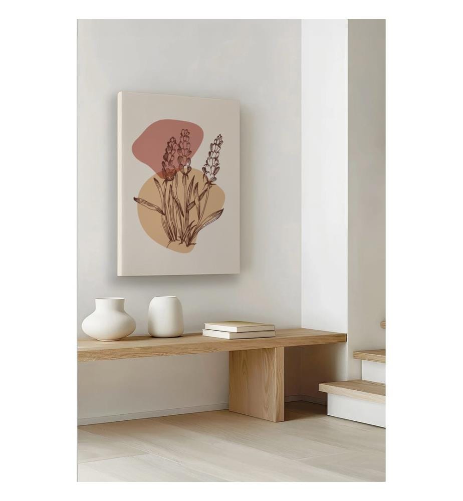 Dekoratives Leinwandbild, mehrfarbig, 100 % LEINWAND