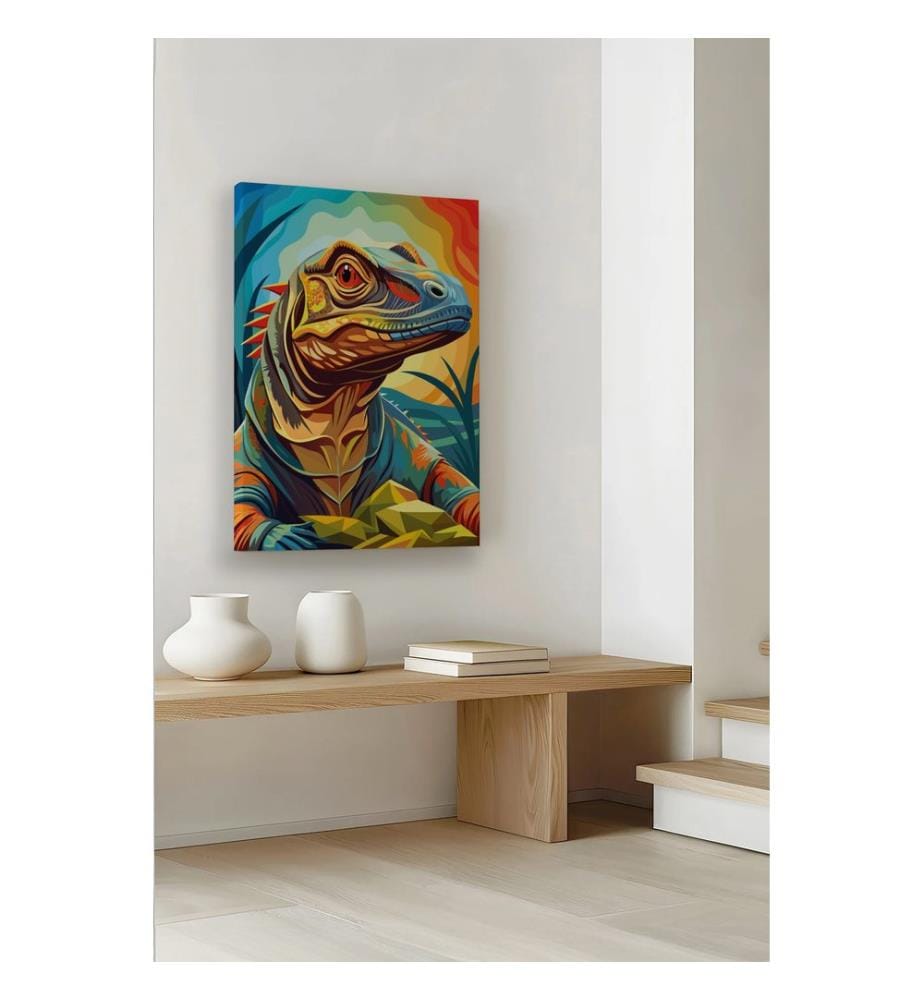 Dekoratives Leinwandbild, mehrfarbig, 100 % LEINWAND