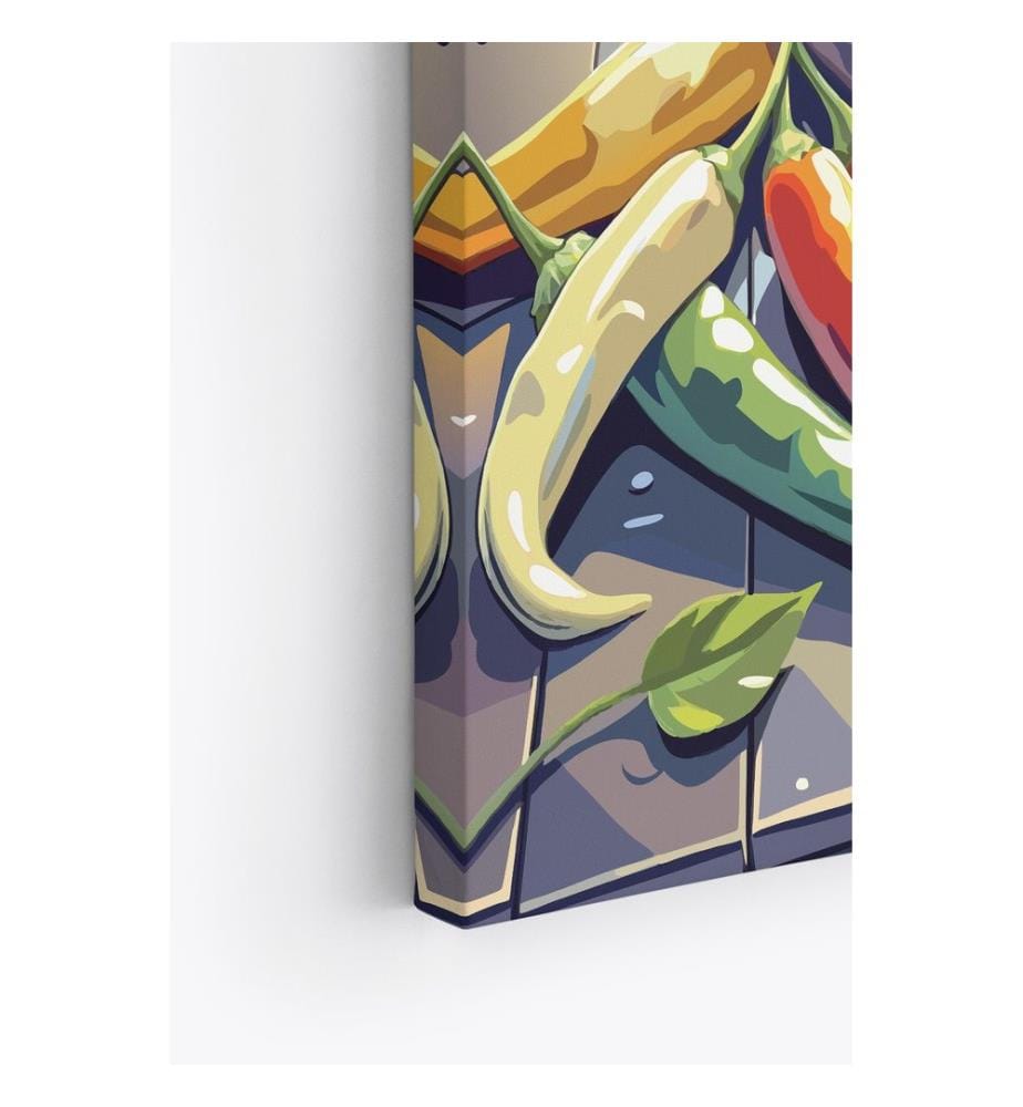 Dekoratives Leinwandbild, mehrfarbig, 100 % LEINWAND