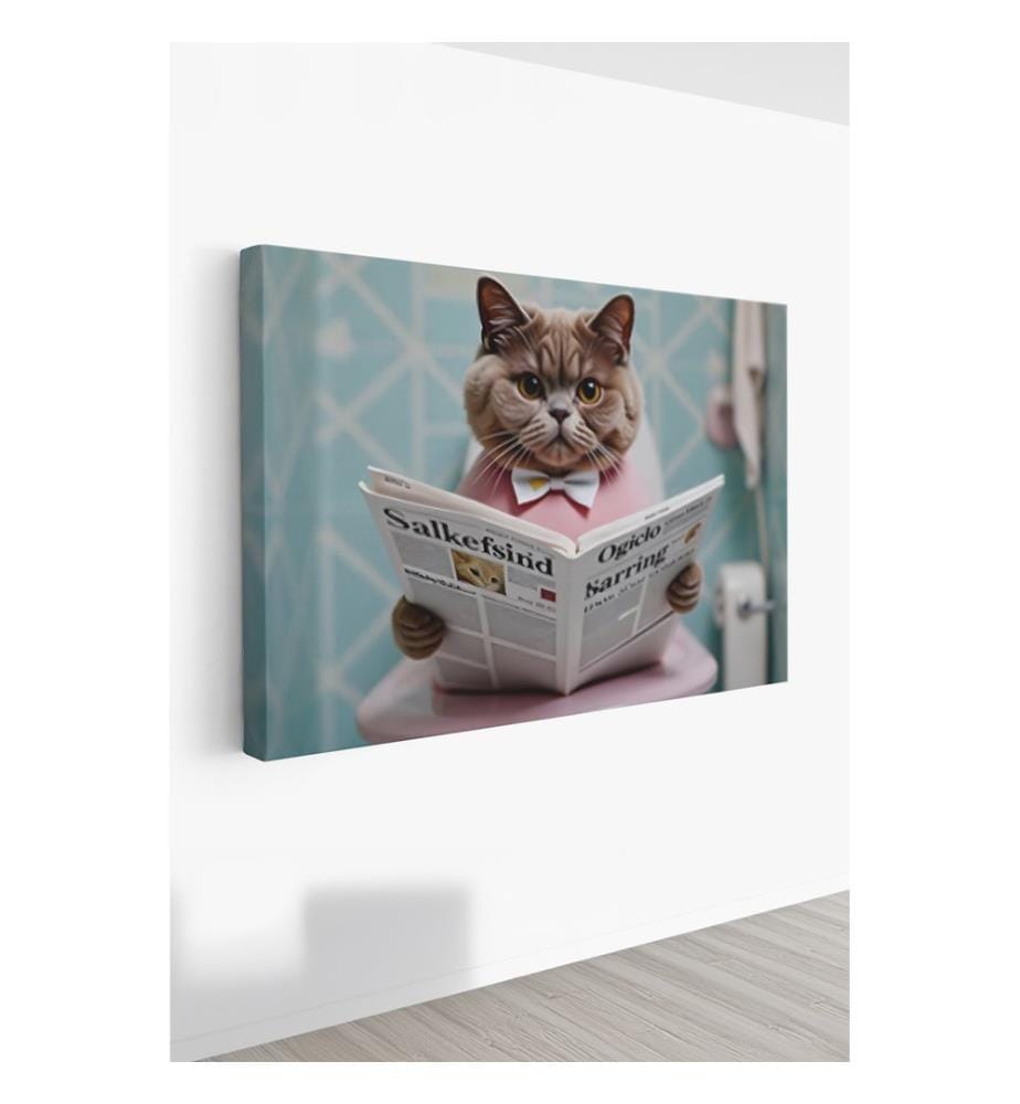 Dekoratives Leinwandbild, mehrfarbig, 100 % LEINWAND