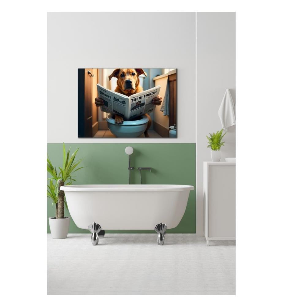 Dekoratives Leinwandbild, mehrfarbig, 100 % LEINWAND