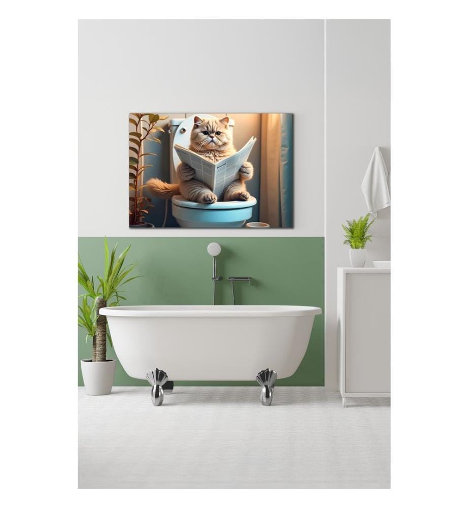Dekoratives Leinwandbild, mehrfarbig, 100 % LEINWAND