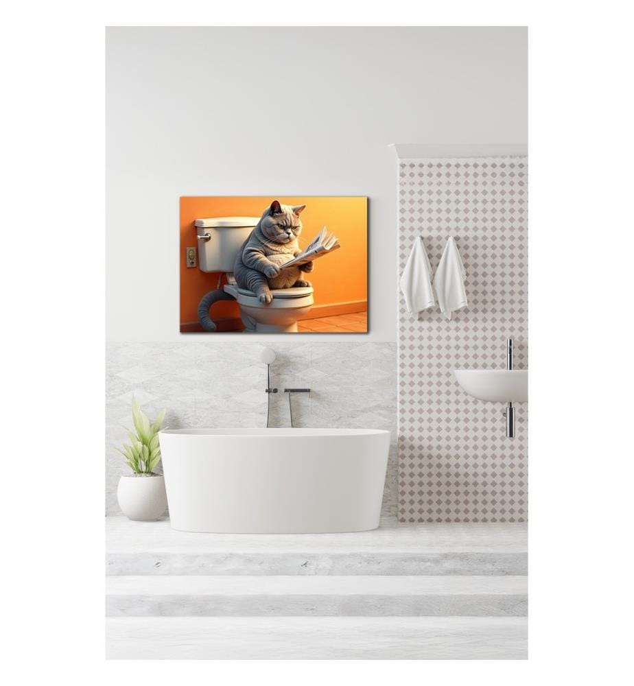 Dekoratives Leinwandbild, mehrfarbig, 100 % LEINWAND