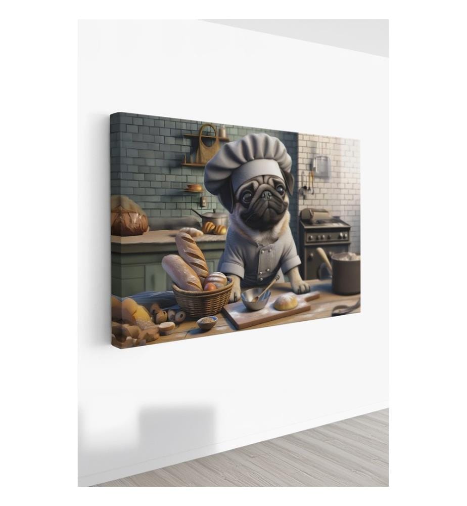 Dekoratives Leinwandbild, mehrfarbig, 100 % LEINWAND