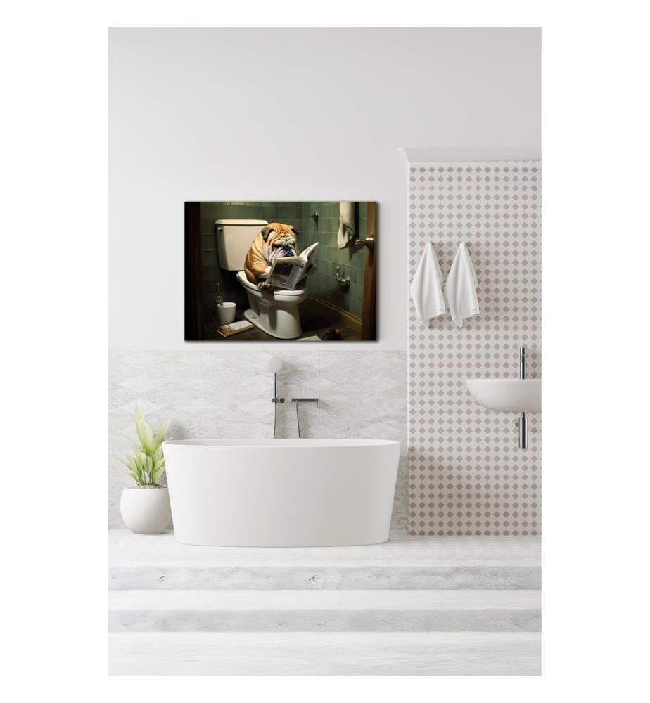 Dekoratives Leinwandbild, mehrfarbig, 100 % LEINWAND