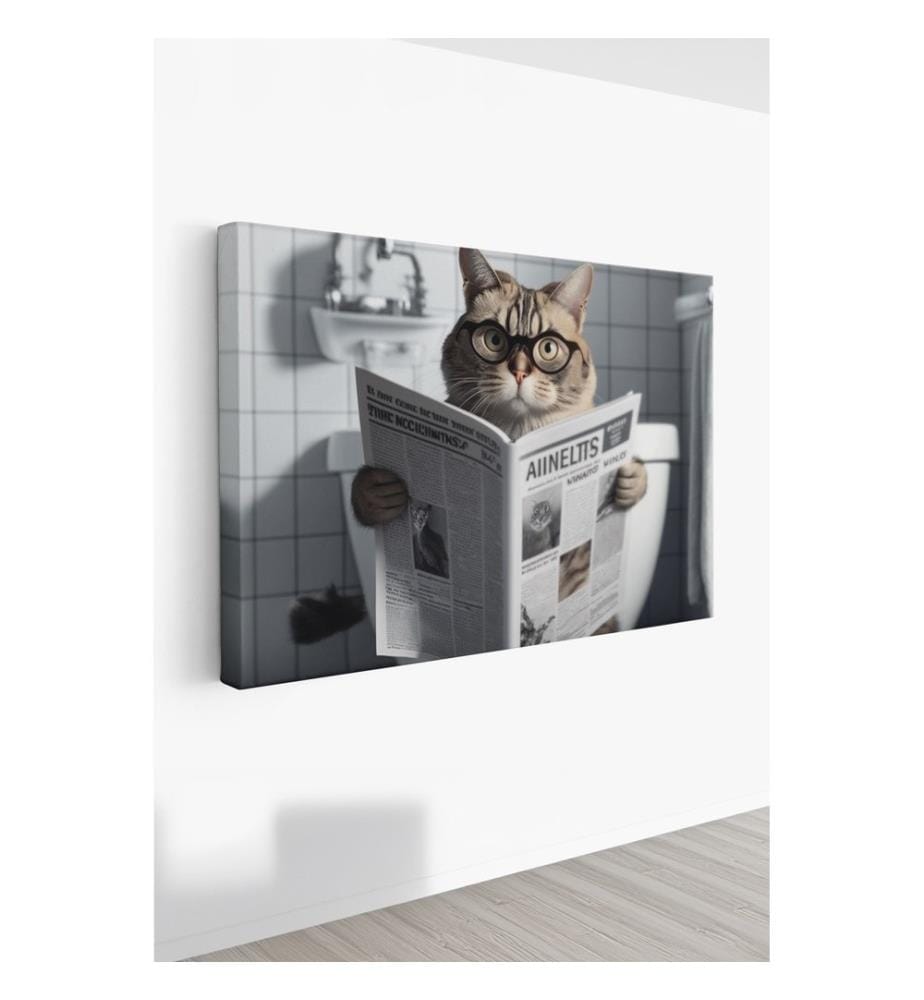 Dekoratives Leinwandbild, mehrfarbig, 100 % LEINWAND