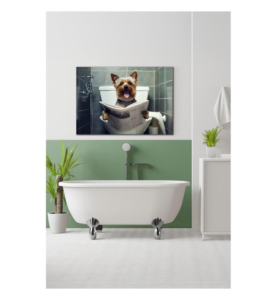 Dekoratives Leinwandbild, mehrfarbig, 100 % LEINWAND