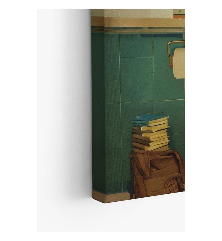 Dekoratives Leinwandbild, mehrfarbig, 100 % LEINWAND