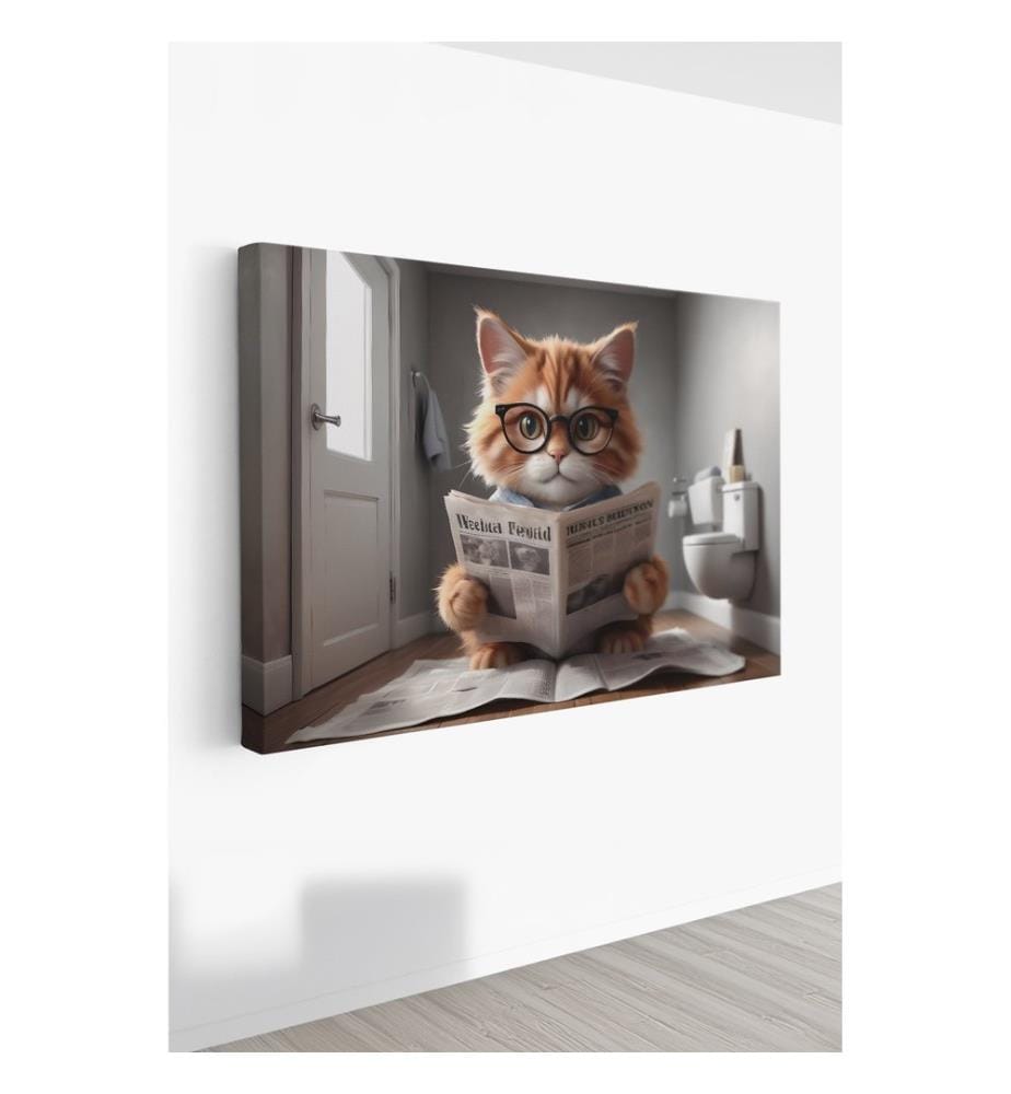 Dekoratives Leinwandbild, mehrfarbig, 100 % LEINWAND