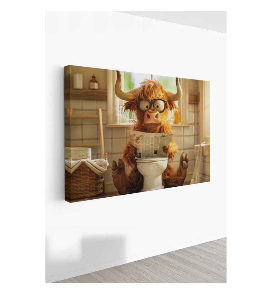 Dekoratives Leinwandbild, mehrfarbig, 100 % LEINWAND