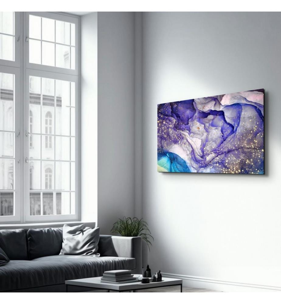 Dekoratives Gemälde aus gehärtetem Glas, mehrfarbig, 100 % HÄRTETES GLAS