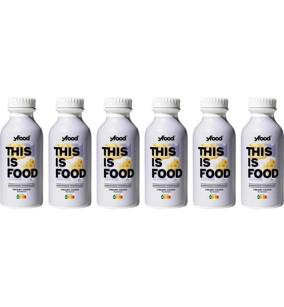 YFOOD - Trinkmahlzeit Creamy Cookie 6 x 500 ml
