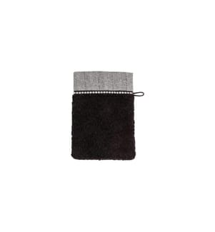 MÖVE - Gant de toilette Brooklyn 15 x 20 cm, Noir