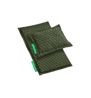 Pranamat - Set de massage Eco – tapis et coussin édition limitée vert foncé