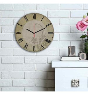 Dekorative MDF-Uhr, Multicolor, MDF